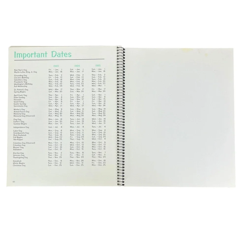 90's CATHY ORGANIZATION 1993 Planner‎ *UNUSED* Book Calendar Guisewite